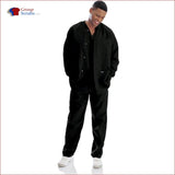 Landau Essentials 7551 Men's 5-Pocket Warm-Up Scrub Jacket