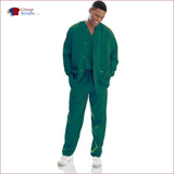 Landau Essentials 7551 Men's 5-Pocket Warm-Up Scrub Jacket