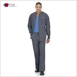 Landau Essentials 7551 Men's 5-Pocket Warm-Up Scrub Jacket