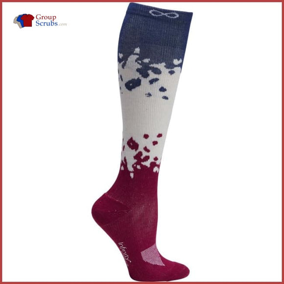 Cherokee Infinity Footwear Kickstart 15-20 Mmhg Support Compression Socks America / One Size Womens