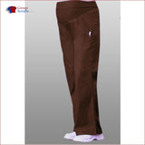 Cherokee Flexibles 2092 Maternity Knit Waist Pull-On Pant Chocolate / L Womens