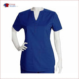 Barco Icu 41232 3-Pocket Mock Plaket Side Panel Top Indigo / 2Xl Clearance