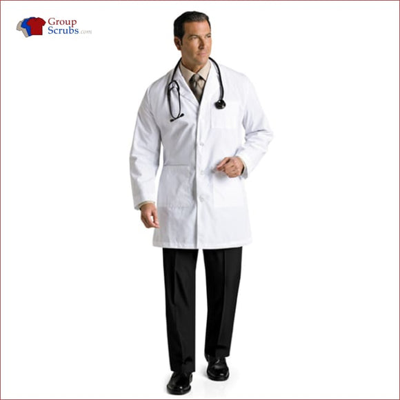 Landau 3148 Men's 3-Pocket Mid-Length Lab Coat