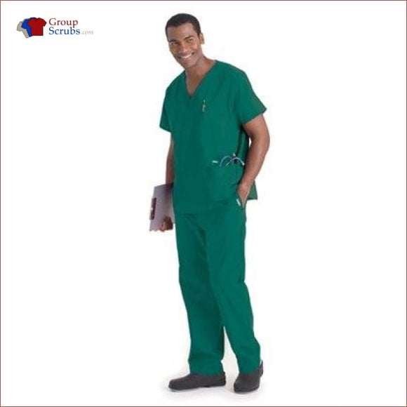 Landau Essentials 7489 Men's 5-Pocket V-Neck Scrub Top