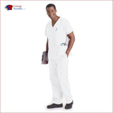 Landau Essentials 7489 Men's 5-Pocket V-Neck Scrub Top