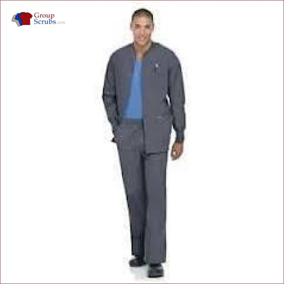 Landau Essentials 7551 Men's 5-Pocket Warm-Up Scrub Jacket
