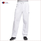 Cherokee Workwear Originals 4000S Mens Drawstring Cargo Pant White / 2XL Mens
