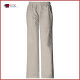 Cherokee Workwear Core Stretch 4005T Mid Rise Pull-On Cargo Pant Khaki / 2Xl Womens