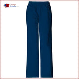 Cherokee Workwear Core Stretch 4005T Mid Rise Pull-On Cargo Pant Navy / 2Xl Womens