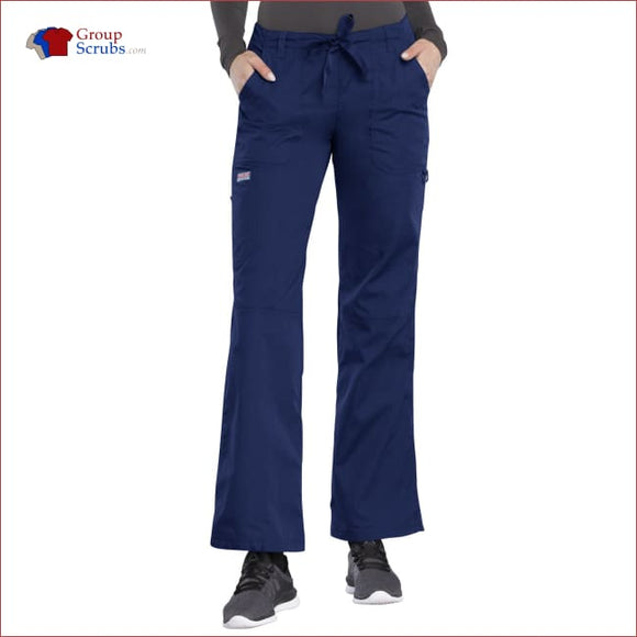 Cherokee Workwear Originals 4020 Low Rise Drawstring Cargo Pant Navy / 2XL Womens