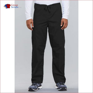 Cherokee Workwear Originals 4100 Unisex Drawstring Cargo Pant Grey / S
