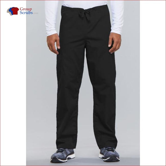 Cherokee Workwear Originals 4100 Unisex Drawstring Cargo Pant Black / 2Xl