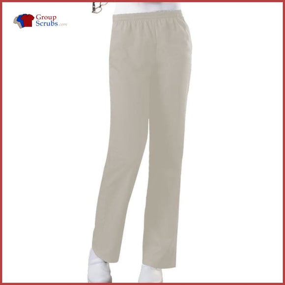 Cherokee Workwear Originals 4001 Natural Rise Tapered Leg Pull-On Pant Khaki / 5Xl Womens