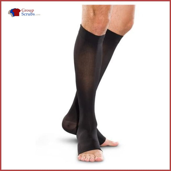 Therafirm TF765 30-40 mmHg Knee-High Open-Toe Unisex Compression Stockings