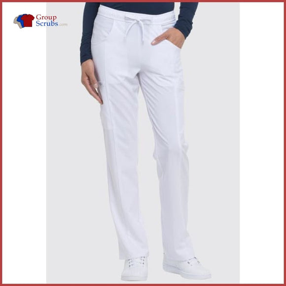 Dickies Eds Essentials Dk010 Mid Rise Straight Leg Drawstring Pant White / 2Xl Womens