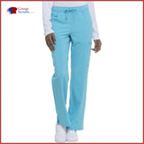 Dickies Eds Essentials Dk010P Mid Rise Straight Leg Drawstring Pant Turquoise / 2Xl Womens