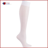 Cherokee Footwear Fashionsupport Knee High 12 Mmhg Compression Socks White / One Size Womens