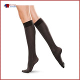 Therafirm Tf172 20-30 Mmhg Knee-High Closed-Toe Unisex Compression Socks Black / 2Xl Footwear