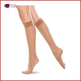 Therafirm Tf172 20-30 Mmhg Knee-High Closed-Toe Unisex Compression Socks Sand / 2Xl Footwear