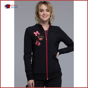 Tooniforms Disney Tf305 Zip Front Warm-Up Jacket Womens