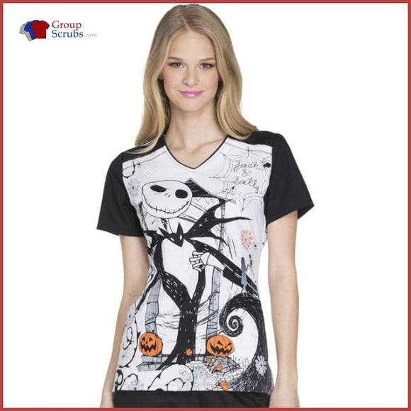 Tooniforms Halloween Tf630 V-Neck Top Inseparable / Xs Womens
