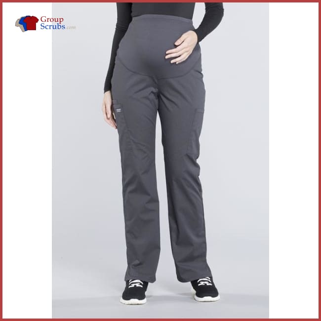 Womens - Cherokee Workwear Professionals Ww220T Maternity  Straight Leg Pant –