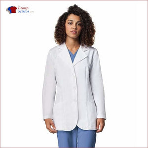 Barco 1112 Womens 30 Lab Coat White / 12 Clearance