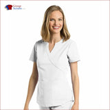 Barco Nrg 3119 2-Pocket Mock Wrap Side Panel Top White / Xs Clearance