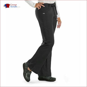 Barco Nrg 3207 Womens Straight Leg Drawstring Pant Black / M Clearance