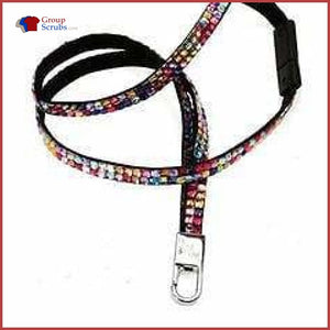 Cherokee Accessories Boujee Bling Lanyard Multi Color Stones / One Clearance
