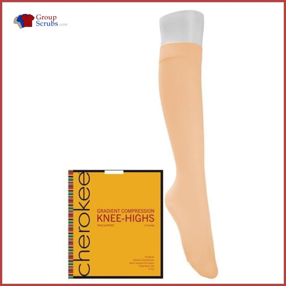 Cherokee Footwear Ykhts2 Knee High Compression Socks Nude / L/q Womens